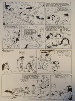 Seron - 1 Original page - De Mini-Vrouwtjes - Le Petites Femmes - A La Recherche du Sein Grêle - [pagina 13] - 2006 | Catawiki