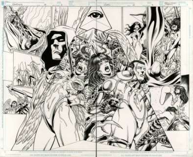 Zircher, Patrick - VAMPIRELLA MONTHLY #14 Double Page Spread
