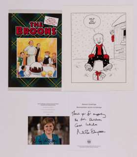 Oor Wullie original artwork for the First Minister of Scotland’s Christmas card (2016), drawn and | Comic Book Auctions ltd