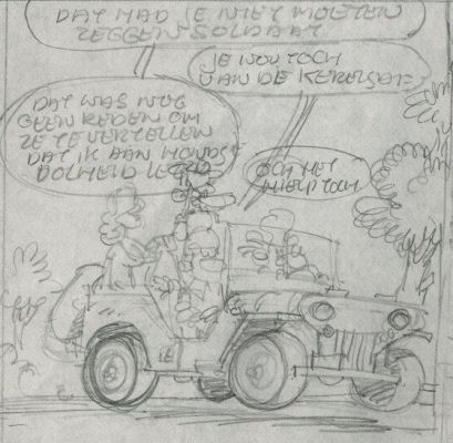 De Smet, Peter - 1 Original preliminary page - voor De Generaal (begin jaren 1970) | Catawiki