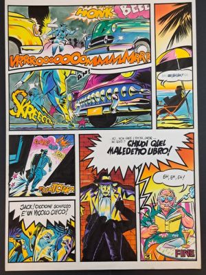 Mancini, Andrea - 1 Original colour drawing - Jack Lo Squartatore