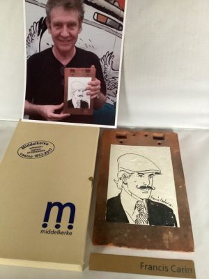 Carin, Francis - 1 Original drawing - Victor Sackville - Portret op dakpan - 2018 | Catawiki