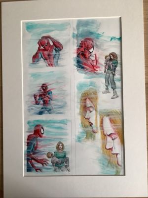 Ferreyra, Juan - 1 Original colour page - Spiderman | Catawiki