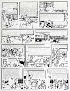Juillard | Blake et Mortimer, planche n°14 Ã  l’encre de… | Millon