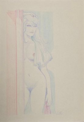 Follo, Leone - 1 Original drawing - Pin Up | Catawiki