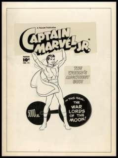 Schaffenberger, Kurt - CAPTAIN MARVEL JR. (1942-53) #71 Cover | ComicConnect