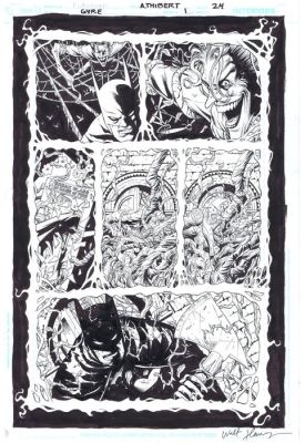 Art Thibert, Walt Flanagan - 1 Original page - Batman - The Widening Gyre #1, page 24 (Batman and Joker) - 2009 | Catawiki
