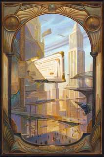 Didier Graffet - Aether Liner Transatlantic, peinture originale - Steam Lines