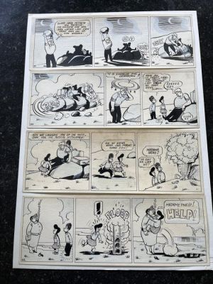 Sleen, Marc - 1 Original page - Nero - De wortelschieters - 1956 | Catawiki