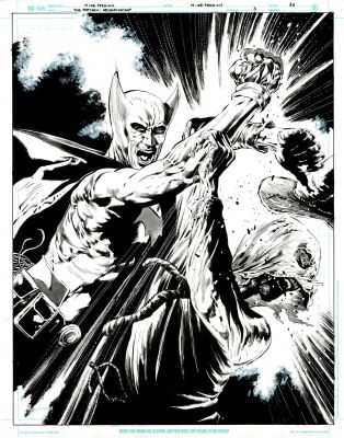 The Bat-Man: Second Knight #3 p.36 - Brass Knuckle Haymaker! | Comic Book Art Gallery