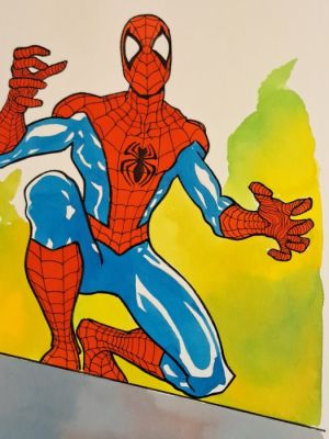 Camarda, Larry - 1 Original colour drawing - Spider-Man | Catawiki