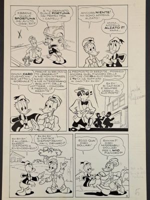 Capitanio, Luciano - 1 Original page - Paperino e la Cometa della Fortuna | Catawiki