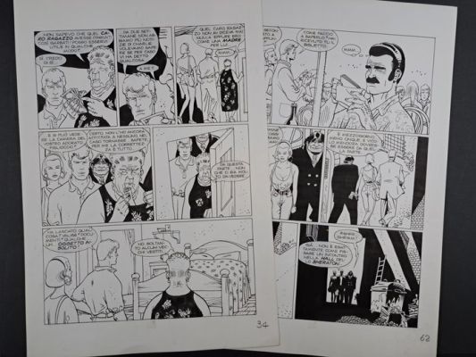 Alessandrini, Giancarlo - 2 Original page - Martin Mystère - Il Mondo di Escher | Catawiki