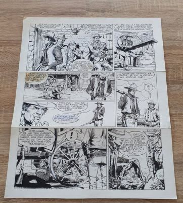 Rouge, Michel - 1 Original page - Comanche - Nevada Hill - 1990