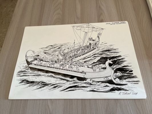Todaro, Angelo - 209 Original drawing - Storia della Magna Grecia - Il Sogno e la Storia - 2010 | Catawiki