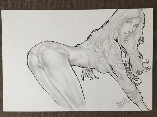 Fabio Oliveira - 1 Original drawing - Action Comics - Fabio Oliveira - Rogue X - 2011 | Catawiki