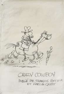 Mordillo Guillermo (Né En 1932) - Crazy Cowboy