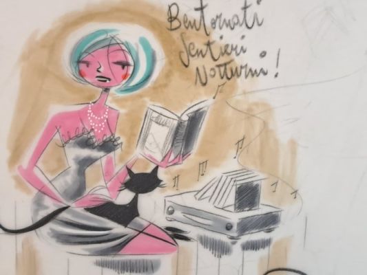 Lapone, Antonio - 1 Original drawing - Maxine 1: Bentornati Sentieri Notturni! | Catawiki