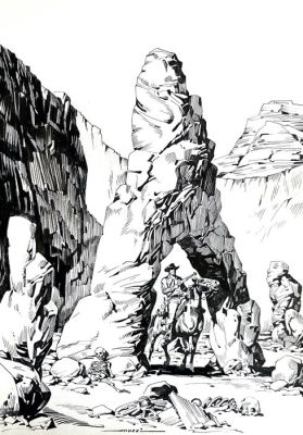 Muzzi, Virgilio - 1 Original drawing - Tex | Catawiki