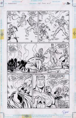 Grummett, Tom - Superman #133 p.22 | Comic Book Art Gallery