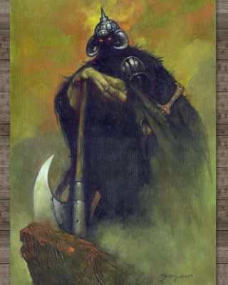 Sanjulian – Original colour drawing - Death Dealer | Catawiki
