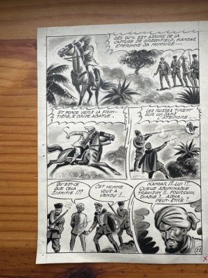 Rene pellos - 1 Original page - durga rani - 1949 | Catawiki