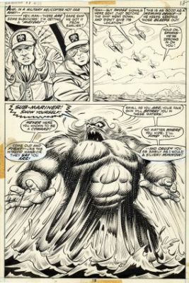 Everett, Bill - SUB-MARINER (1968-74) #55 Half Splash | ComicConnect (Buy It Now)