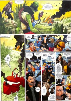 Dick Matena - 1 Original colour page - Alias Ego - 1993 | Catawiki