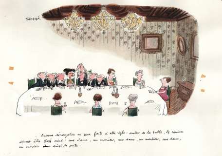 Sempé | Aucune dérogation ne sera faite à cette règle… | Millon