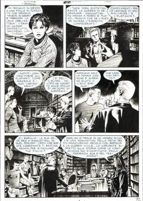 Dotti, Maurizio - 2 Original page - Dampyr #127 - "American Museum" - 2010 | Catawiki