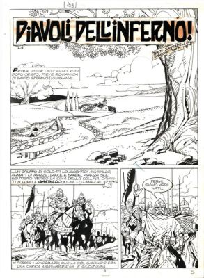 Torti, Rodolfo - 2 Original page - Martin Mystere #153 - "Diavoli dell’Inferno!" - 1994 | Catawiki