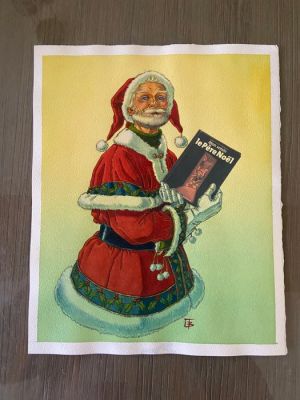 Tillier, Béatrice - 1 Original colour drawing - Mon voisin le Père Noël - 2006 | Catawiki