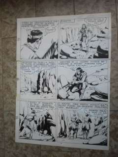 Letteri, Guglielmo | original plate â€œTex e Kit Carsonâ€, made up of 3 comic strips, page 92 | Catawiki