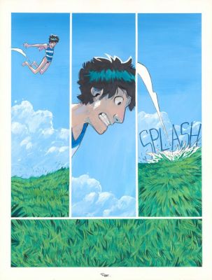 Davide Tosello | Planche originale n°90 - Maison Croa Croa | Daniel Maghen