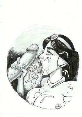 Ramis - 1 Original drawing - sexy girl - A Different Thousand and One Nights - Erotic | Catawiki