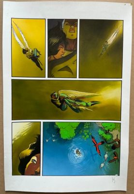 Reculé, Henri - 1 Original colour page - Les Immortels - La Volonté du mal - 2001 | Catawiki