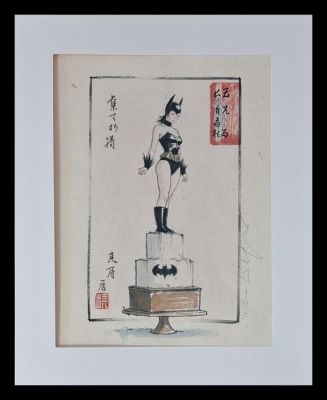 Emma Wildfang - Batgirl - Street Legends "Happy Birthday Batman – Urban Sumi Edition | Catawiki