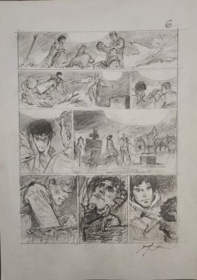 Follet, René - 1 Original preliminary page - Terreur - 2002 | Catawiki