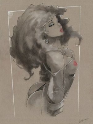 Edgar - 1 Original colour drawing - Zeichnung No 053 - Lorna - 2026 | Catawiki