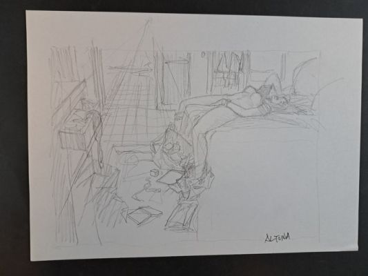 Altuna, Horacio - 1 Original drawing - Giochi Solitari | Catawiki
