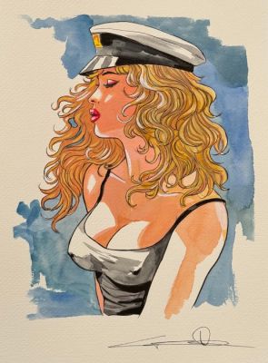 Candita, Giuseppe - 1 Original drawing - Miele - Omaggio a Manara - 2026 | Catawiki