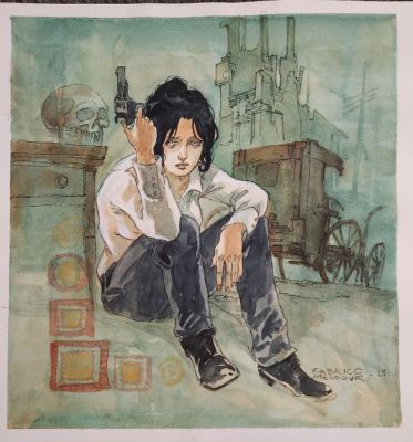 Fabrice Meddour - 1 Original drawing - San Francisco 1906 | Catawiki