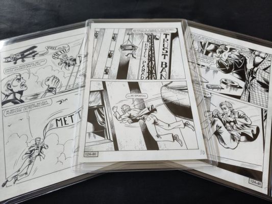 Romanini, Giovanni - 3 Original page - Alan Ford - n. 124 Un dì così | Catawiki
