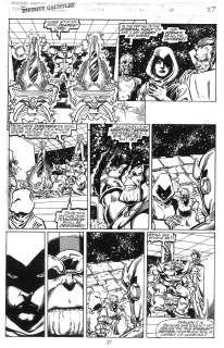 George Perez - 1990 INFINITY GAUNTLET #1 P. 23 – DEATH! 