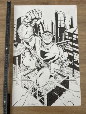 Josh Howard - 1 Original drawing - T-Bird & Throttle | Catawiki