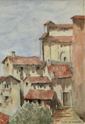 Dulieu, Jean - 1 Original colour drawing - Vrij werk - San Leo - gesigneerd - 1958 | Catawiki