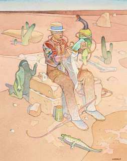 Moebius (Jean Giraud Dit) 1938-2012 | Dans le désert | Artcurial