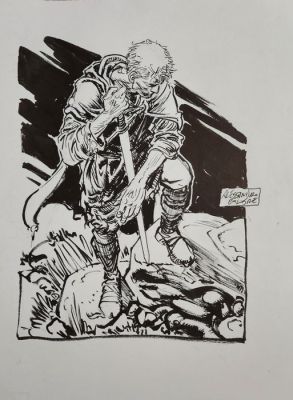 Calore, Alessandro - 1 Original drawing - Je suis Carhare | Catawiki