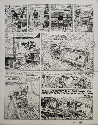 Charles Jarry - 1 Original page - Les baroudeurs sans frontières - 1984 | Catawiki