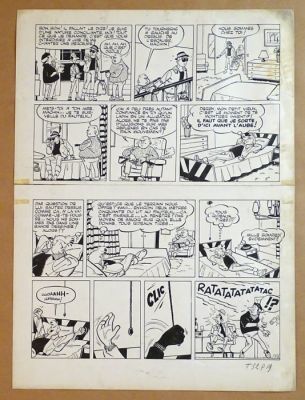 Greg - 1 Original page - Rock Derby - Défi de l’invisible planche 22 | Catawiki